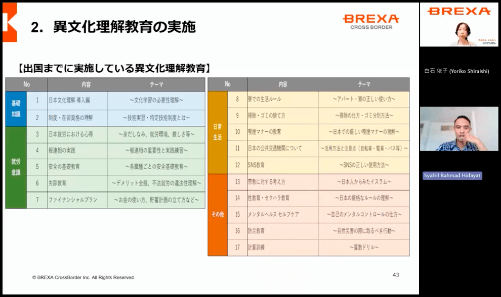 セミナー資料:来日前の教育
