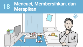 18 Mencuci, Membersihkan, dan Merapikan