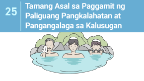 25 Tamang Asal sa Paggamit ng Paliguang Pangkalahatan at Pangangalaga sa Kalusugan