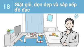 18 Giặt giũ, dọn dẹp và sắp xếp đồ đạc